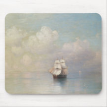 Calm Seas Ivan Aivazovsky seascape waterscape sea Mousepads