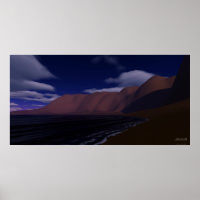 Calm Shore - Extreme Print by 3dartwork