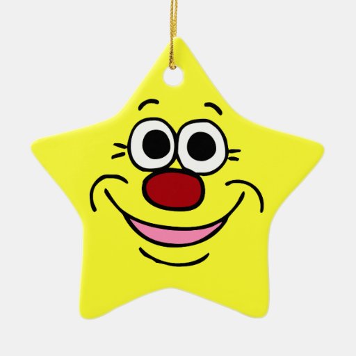 calm smiley face grumpey double sided star ceramic calm smiley face grumpey double sided star ceramic