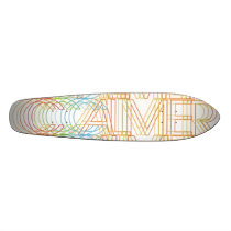 Calmer Single Spectrum logo Custom Skate Board