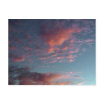 calming sunset postcards