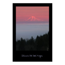 Calmness, Mt. Hood, Oregon posters