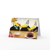 Calorie Tips for Birthday Crows card
