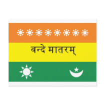 Calutta Flag (or India 1906) postcards by FlagTshirts Calutta Flag (or India 1906) postcards