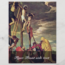 Calvary By Veronese Paolo (Best Quality) Custom Flyer