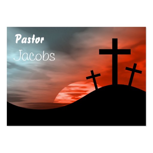 Calvary, Pastor, Jacobs Business Card