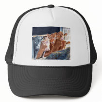 Calves at Brunch Cap hats