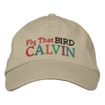 CALVIN - BIRD - Horse Racing by SRF embroidered hats