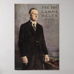 Calvin Coolidge Magazine Cover Poster