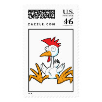 Calvin the Funky Chicken postage stamp