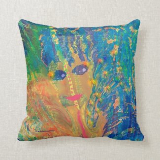 Calypso by Sherri of Palm Springs Throw Pillow