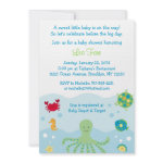 Calypso Sea Creature Ocean Baby Shower Invitations