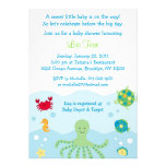 Calypso Sea Creature Ocean Baby Shower Invitations