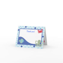 Calypso Under the Sea Folded Thank you notes Cards