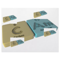 Cam as C Carbon and Am Americium Personalized Letterhead