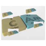 Cam as C Carbon and Am Americium Personalized Letterhead