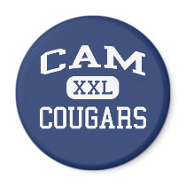 CAM - Cougars - CAM High School - Anita Iowa magnets by customteamsportswear CAM - Cougars - CAM High School - Anita Iowa magnets