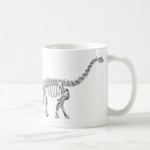 Camarasaurus Dinosaur Antique Print mugs