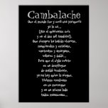 Cambalache Lyrics Posters
