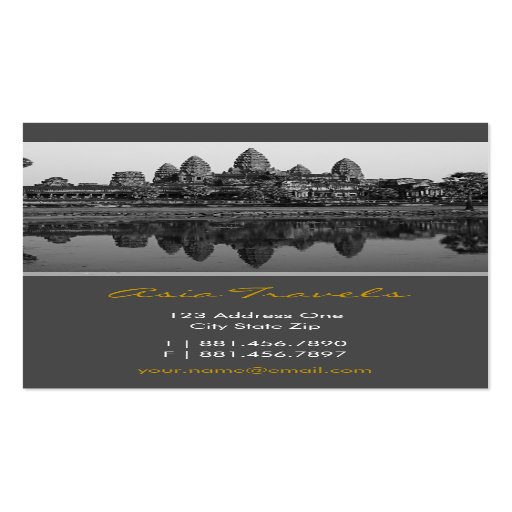Cambodia | Angkor Wat Photo Custom Profile Card Business Card
