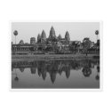 Cambodia | Angkor Wat Travel Photo B&W Postcard by fat_fa_tin Cambodia | Angkor Wat Travel Photo B&W Postcard
