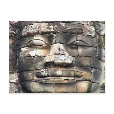 Cambodia Buddha Post Card by rainbowdharma