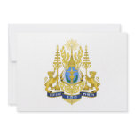 Cambodia Coat of Arms Custom Invite