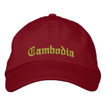 Cambodia Custom hat embroidered hats by Rep_Ya_Hood Cambodia Custom hat embroidered hats