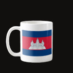 Cambodia Flag Map Classic Mug