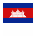 Cambodia Flag Map Spaghetti Top