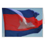 cambodia flag greeting card
