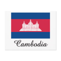 Cambodia Flag Design postcards by flagshirt Cambodia Flag Design postcards