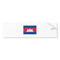 Cambodia FLAG International bumper stickers