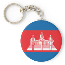 Cambodia Flag Keychain