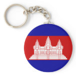Cambodia Flag Keychain