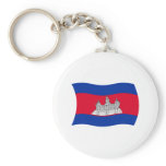 Cambodia Flag Keychain