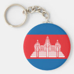 Cambodia Flag Keychain