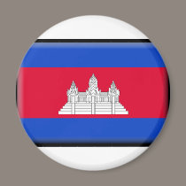 Cambodia Flag magnets