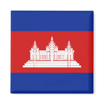 Cambodia Flag Magnet