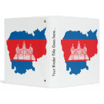 Cambodia Flag Map full size Binders