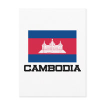 Cambodia Flag postcards by tshirtshirts Cambodia Flag postcards
