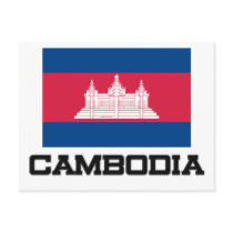 Cambodia Flag postcards by tshirtshirts Cambodia Flag postcards