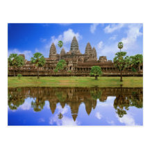 Cambodia, Kampuchea, Angkor Wat temple. Postcards