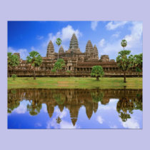 Cambodia, Kampuchea, Angkor Wat temple. posters