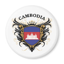 Cambodia magnets by PrideGiftShop Cambodia magnets