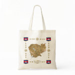 Cambodia Map Flag Border Bag