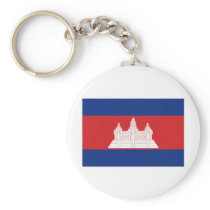 Cambodia National Flag Keychains