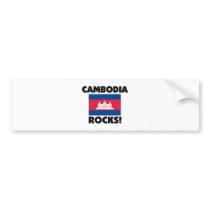 Cambodia Rocks bumper stickers