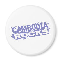 Cambodia Rocks magnets by worldtees Cambodia Rocks magnets