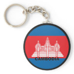 Cambodia Roundel quality Flag Keychains